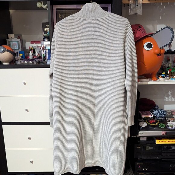 FEMME DE CARRIERE RIBBED LONG CARDIGAN US S - Picture 2 of 4